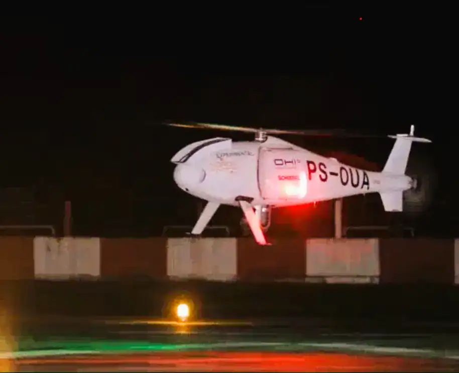 helicopter flying at night